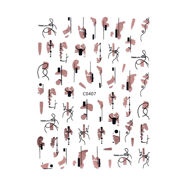 Stickere Unghii SensoPRO Milano, Rose Temptation C0407