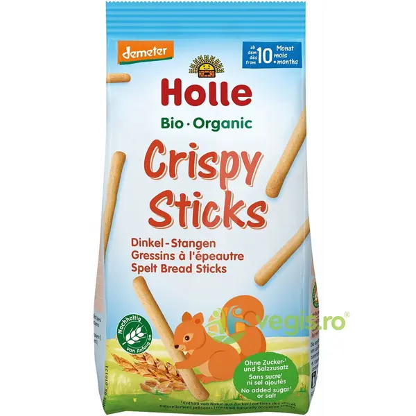 Sticks-uri din Grau Spelta pentru Copii +10 Luni fara Zahar Ecologice/Bio 80g