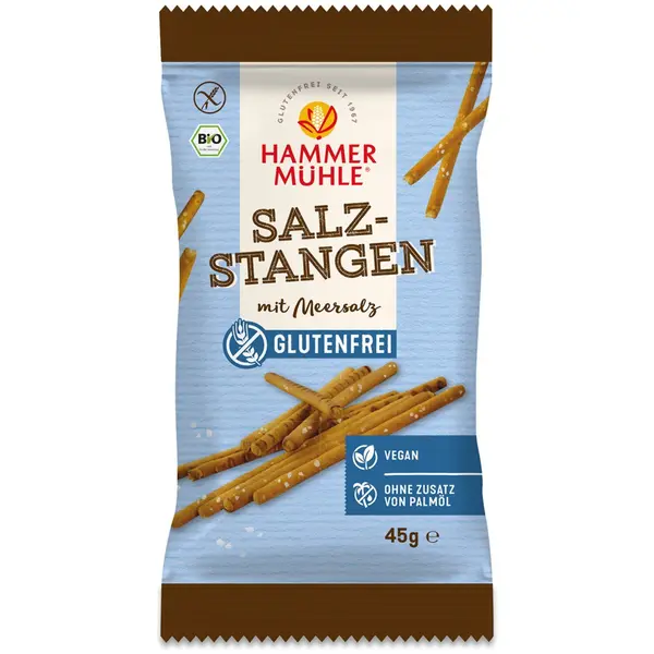 Sticksuri cu sare fara gluten, eco - 45 g