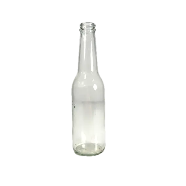 Sticla 275 ml cu capsa tip crown, alba/transparenta, pentru suc/bere/limonada - Default Title