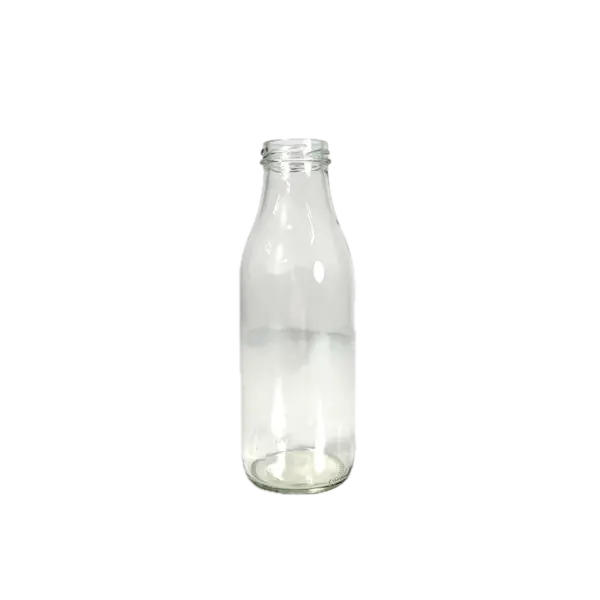 Sticla 500 ml Latte, alba/transparenta cu capac TO43, pentru lapte/suc - Default Title