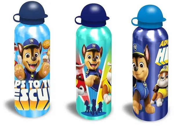 Sticlă aluminiu KIDS Licensing - Paw Patrol, 500 ml, sortiment