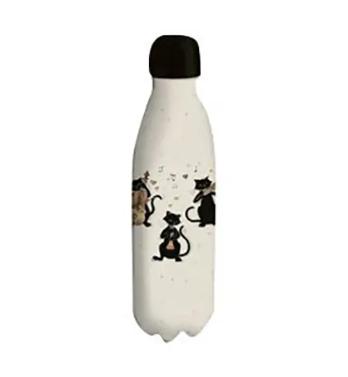Sticla apa - Cats Bug Art Chats Musique, 500ml | Kiub