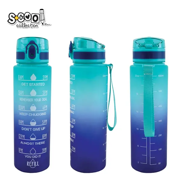 Sticla apa din plastic, 700ml, S-COOL blue gradient