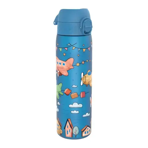 Sticla apa pentru copii Ion8 Airplanes, recyclon, 500ml