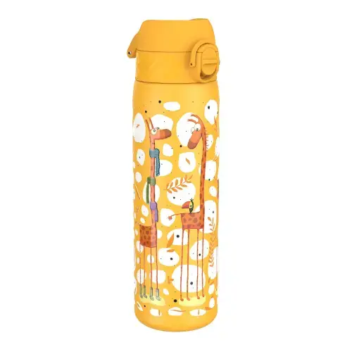 Sticla apa pentru copii Ion8 I8SS600PYGIRAF, inox, 600ml (Galben)