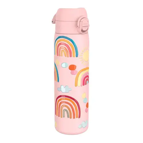 Sticla apa pentru copii Ion8 Rainbows Slim, inox, 600ml