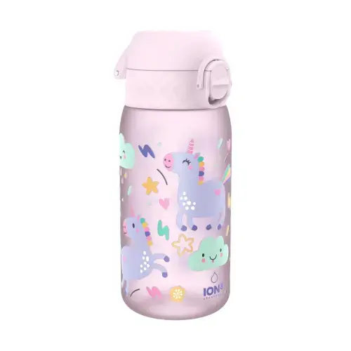 Sticla apa pentru copii Ion8 Unicorns, recyclon, 350ml