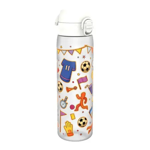 Sticla apa pentru copii Slim, recyclon, 500ml, Football - Ion8