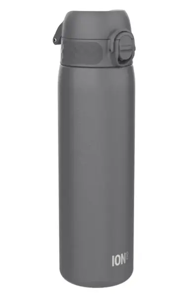 Sticla apa Slim, inox, 600ml, Ion8, Gri