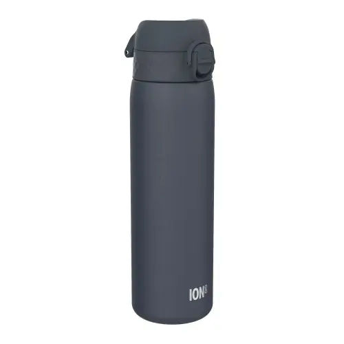 Sticla apa Slim Ion8, inox, 600ml, Albastru