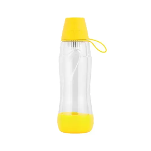 Sticla cu filtru de carbon activ Teesa PURE WATER 550 ml, galben