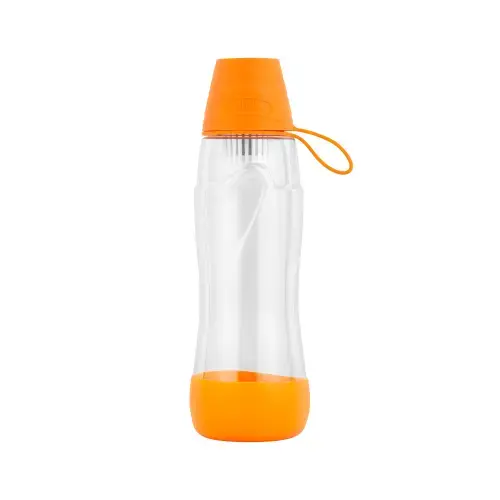 Sticla cu filtru de carbon activ Teesa PURE WATER 550 ml, portocaliu