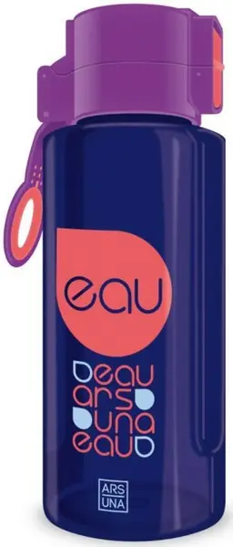 Sticlă de apă Ars Una - Albastra, 650 ml.