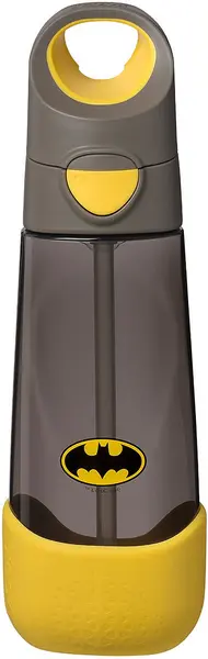 Sticlă de apă cu pai b.box - Batman, 600 ml