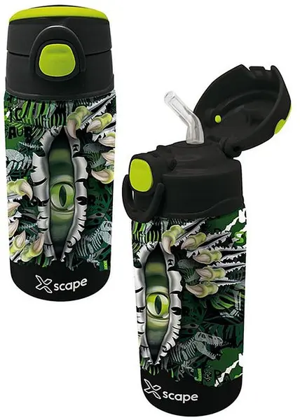 Sticlă de apă Graffiti Xscape - Dino, 500 ml