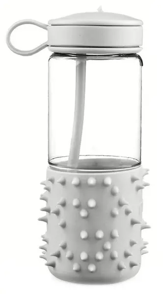 Sticlă de apă Melii - Spikey, gri, 503 ml
