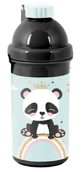 Sticlă de apă Paso Panda - Rainbow, 500 ml