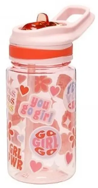 Sticlă de apă Pearhead - Girl power, 450 ml