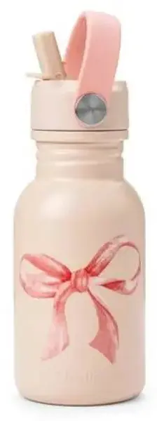 Sticlă de apă pentru copii Elodie - Rosy Bow, 350 ml