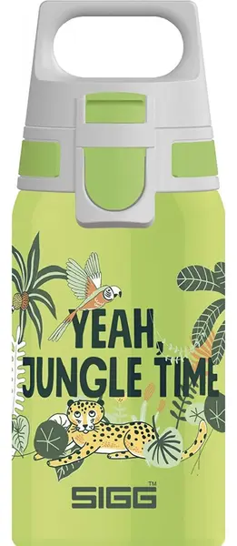 Sticlă de apă pentru copii Sigg Shield One - Junglă, 0.5 L