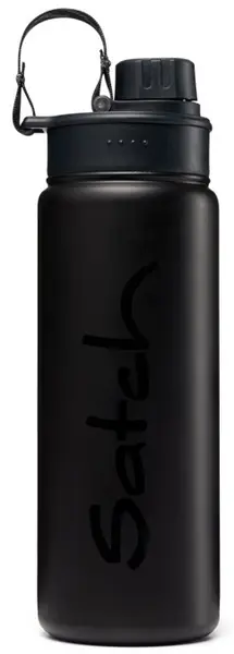 Sticla de apa Satch - Black Steel, 650 ml, otel