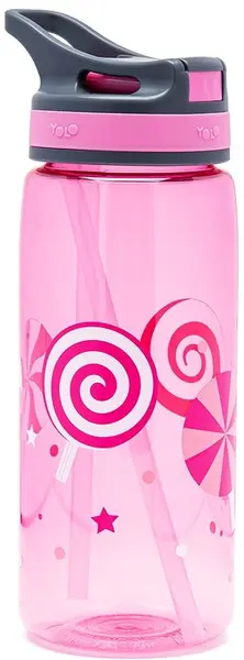 Sticlă de apă YOLO - 550 ml, Lollipop