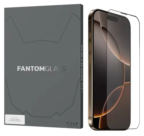Sticla de protectie iLera Fantom Glass pentru iPhone 16 Pro Max
