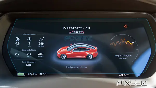 Sticla De Protectie Pixsel pentru Panoul De Bord Tesla Model X - 11.8" 2015-Prezent