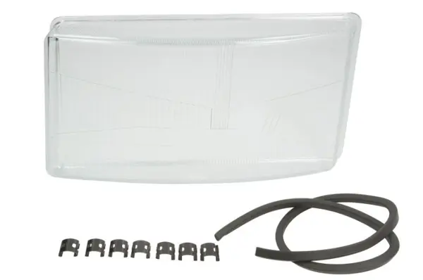 Sticla far Stanga (cu garnituri, cu garnitura si agrafe) potrivit SCANIA 4 05.95-04.08
