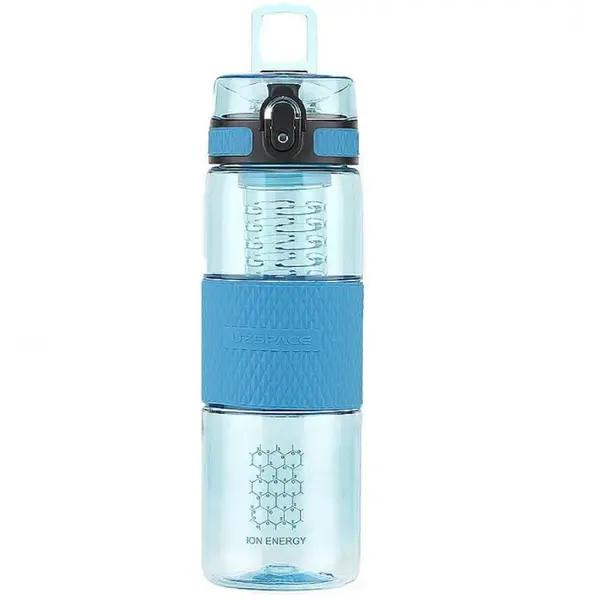 Sticla pentru Apa din Tritan, Albastra, Fara Bpa, cu Capac, 700 ml, Uzspace