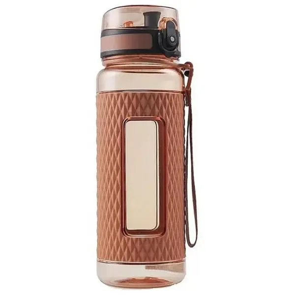 Sticla pentru Apa din Tritan, Maro, Fara Bpa, cu Capac, 800 ml, Uzspace Sport