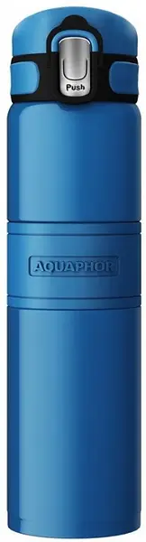 Sticlă termică Aquaphor - 480 ml, albastru
