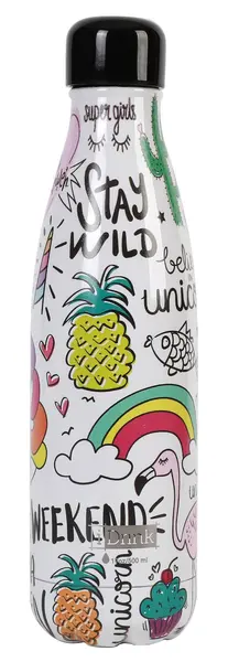 Sticlă termică I-Total - Unicorn, 500 ml