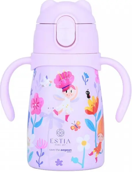 Sticlă termică pentru copii Estia Save The Aegean - Fairy Tales, 300 ml