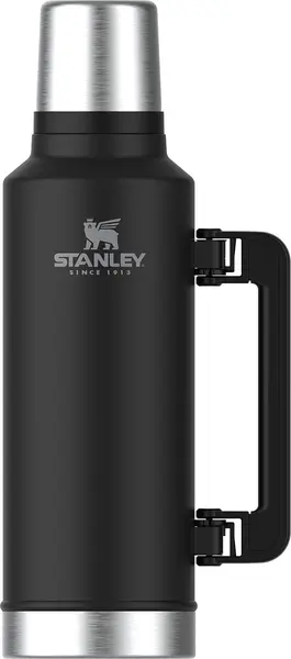 Sticla termica Stanley - The Legendary, Matte Black Pebble ,1.9 l