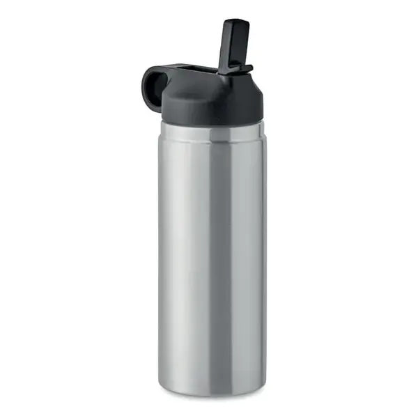 Sticla termos cu perete dublu 500 ml si capac cu pai Sticla cu perete dublu 500 ml