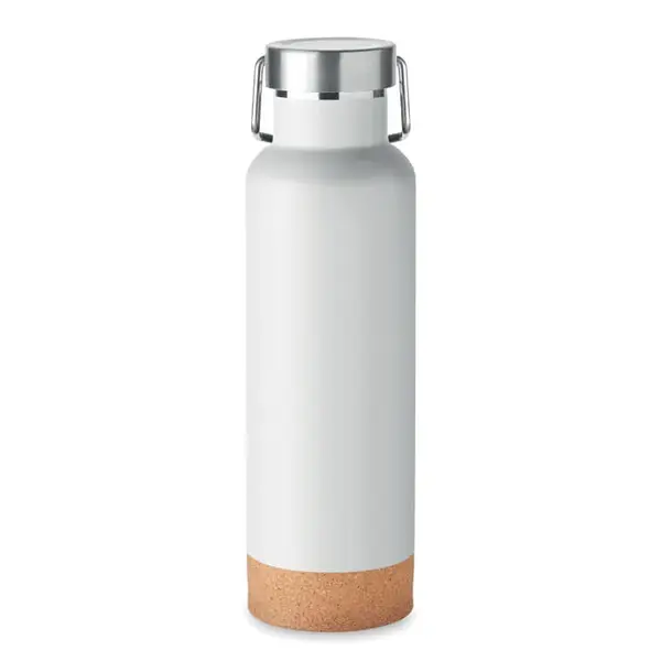 Sticla termos cu perete dublu si baza din pluta 500 ml Sticla cu perete dublu 500 ml