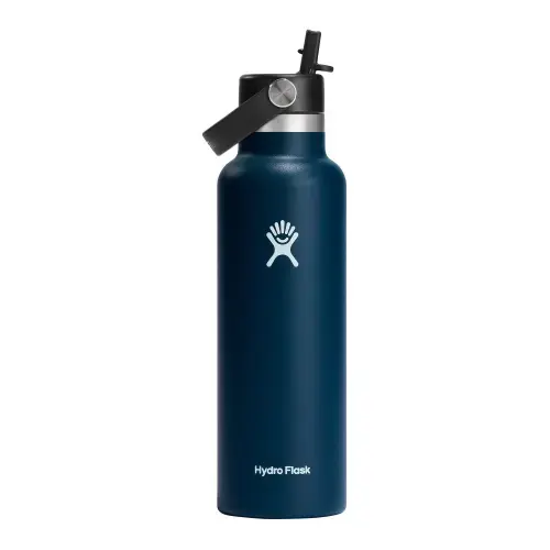 Sticla termos Hydro Flask Standard Straw Indigo, inox, 620ml