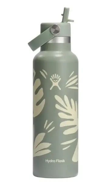 Sticla termos, inox, 620ml, inchStandard Strawinch, Botanical Bliss - Hydro Flask