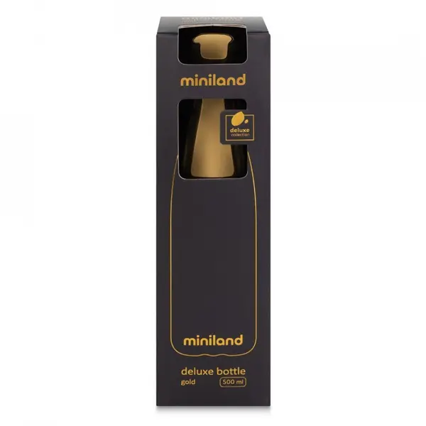 Sticla termos lichide Miniland Deluxe Gold 500 ml