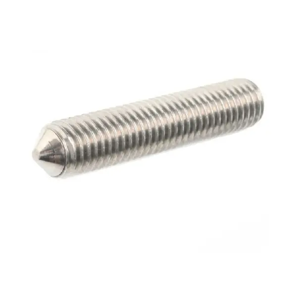 Stift Filetat cu Locas Inbus si Varf DIN 914 Inox A2, M6 x 12