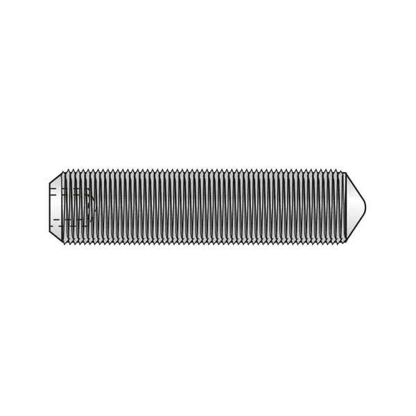 Stift Filetat Locas Inbus Varf 914 Inox A2-M12 X 40