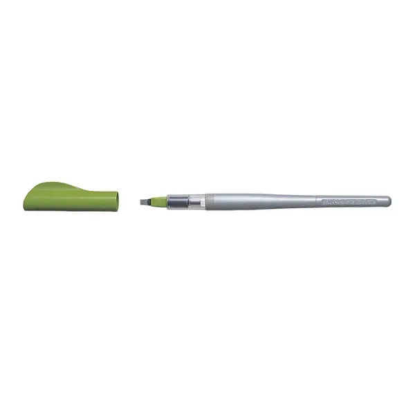 Stilou caligrafic Pilot Parallel Pen verde 3.8 mm cu capac Stilou caligrafic Pilot Parallel Pen verde 3.8 mm cu capac
