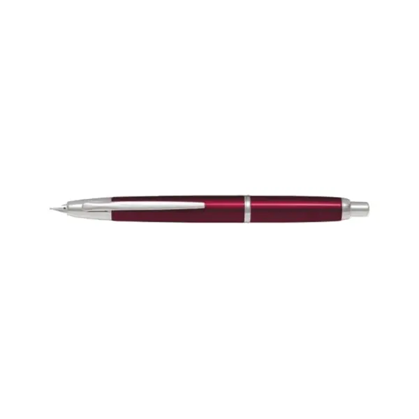 Stilou Capless Decimo Pilot varf fin penita aur alb corp rosu Stilou Capless Decimo Pilot varf fin penita aur alb corp rosu