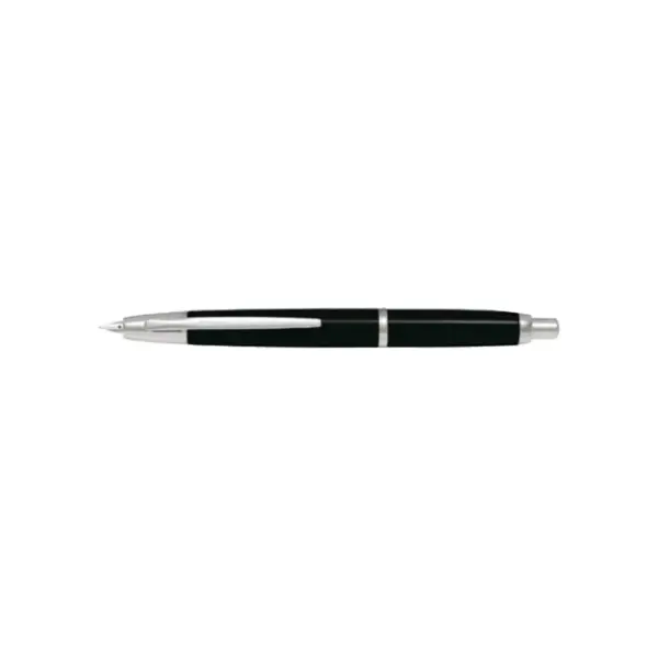 Stilou Capless Decimo Rhodium Pilot varf mediu corp negru Stilou Pilot Capless Decimo Rhodium varf mediu negru