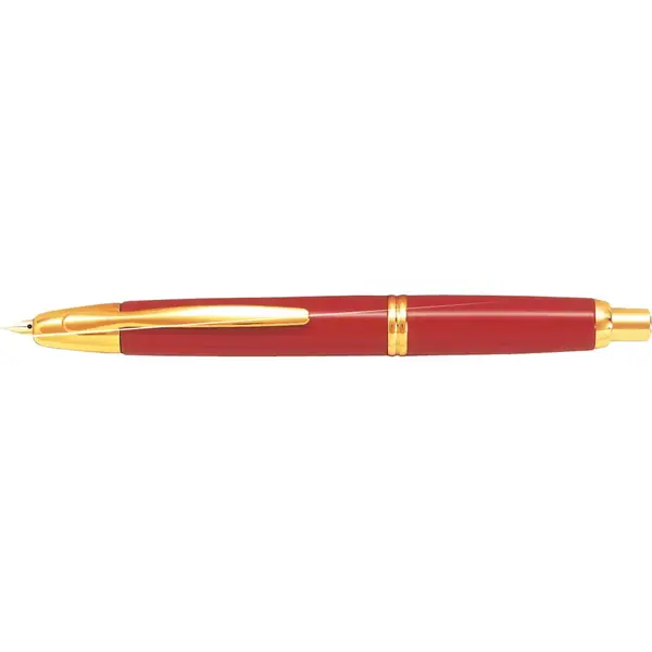 Stilou Capless Gold Pilot varf mediu corp rosu Stilou Capless Gold Pilot varf mediu corp rosu