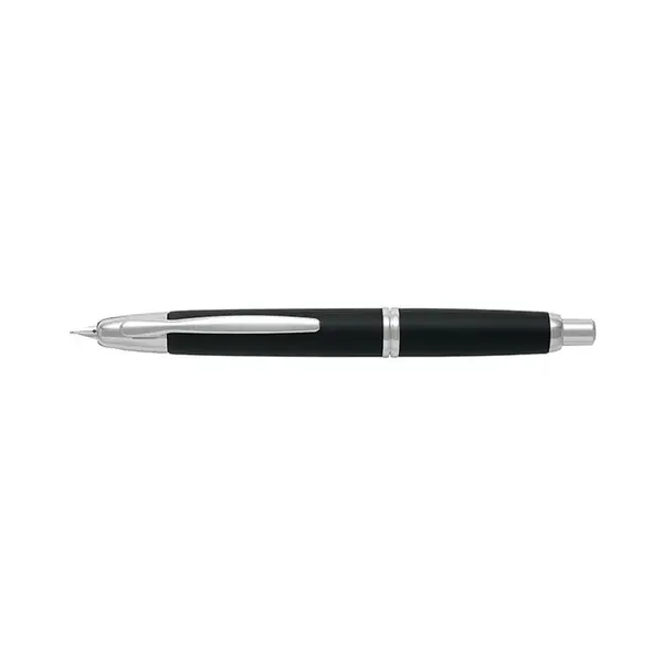 Stilou Capless Rhodium Pilot varf mediu corp negru mat Stilou Pilot Capless Rhodium negru mat varf mediu