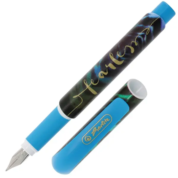 Stilou cu 3 patroane, penita M, New Batik Fearless