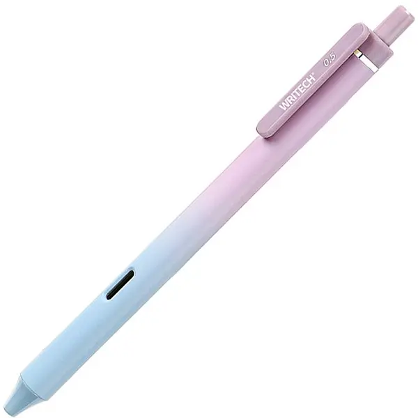 Stilou cu gel Writech Gradient - Albastru/roz